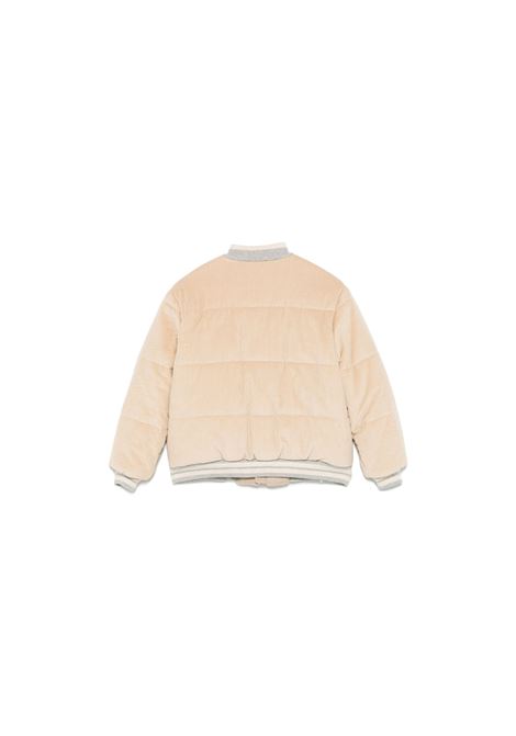 Beige Corduroy Bomber Jacket ELEVENTY KIDS | EV2P37-V0063128