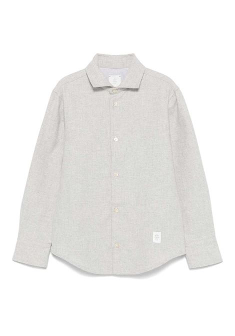 Melange Light Grey Cotton Shirt ELEVENTY KIDS | EV5P00-Z2603800