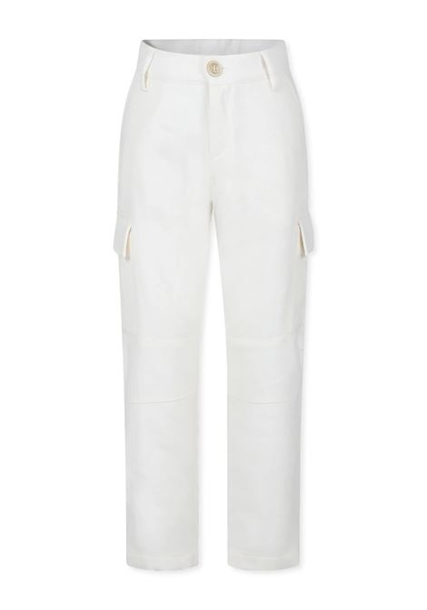 White Cargo Trousers ELEVENTY KIDS | EV6P30-I0233101