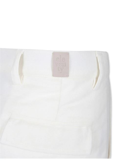 White Cargo Trousers ELEVENTY KIDS | EV6P30-I0233101