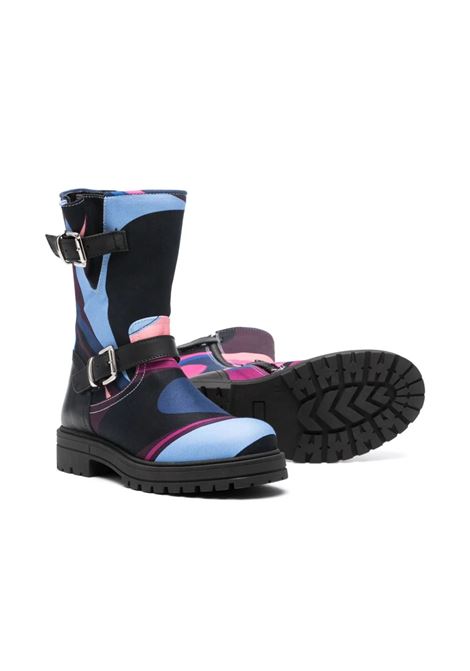 Boots With Wave Print EMILIO PUCCI JUNIOR | PV0A46-G0153999VI