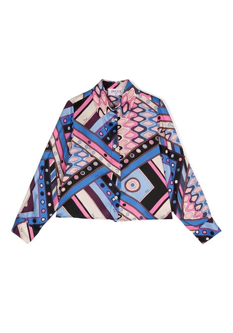 EMILIO PUCCI JUNIOR Camicia Con Stampa Vivara - EMILIO PUCCI JUNIOR