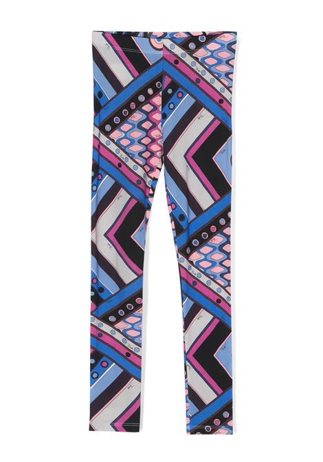 Leggings Con Stampa Vivara EMILIO PUCCI JUNIOR | PV6A10-J0434999VI