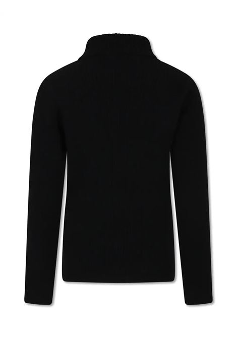 Black Turtleneck Sweater With Logo EMILIO PUCCI JUNIOR | PV9A40-Z2362930