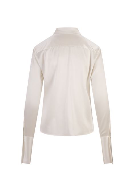 White Silk Shirt With Neck Bow ERMANNO SCERVINO | D452K316OEL10606