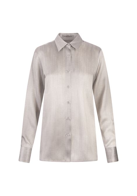 Grey Silk Shirt With Faded Effect ERMANNO SCERVINO | D452K330BXFS4508