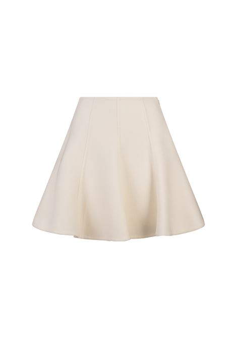 Ivory Wool Cloth Short Skirt ERMANNO SCERVINO | D452O301HNG14800