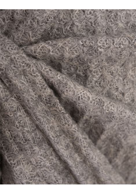 Grey Pleated Knitted Midi Skirt ERMANNO SCERVINO | D452O303KBHM4501