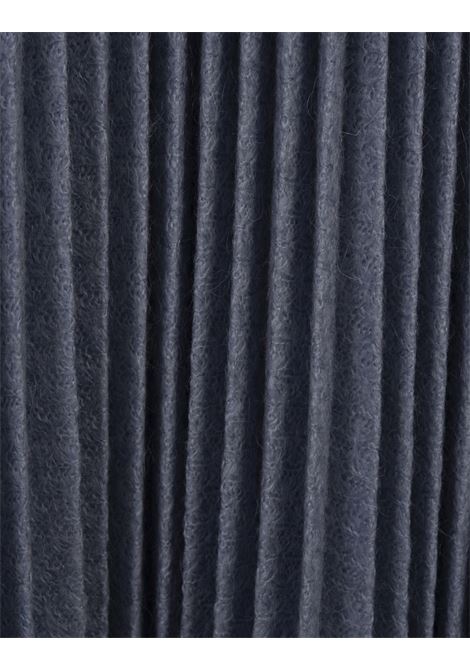 Blue Pleated Knitted Midi Skirt ERMANNO SCERVINO | D452O303KBHM4504