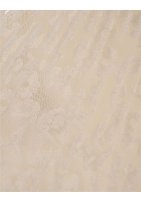 White Embroidered Pleated Midi Skirt ERMANNO SCERVINO | D452O310BWZ14800
