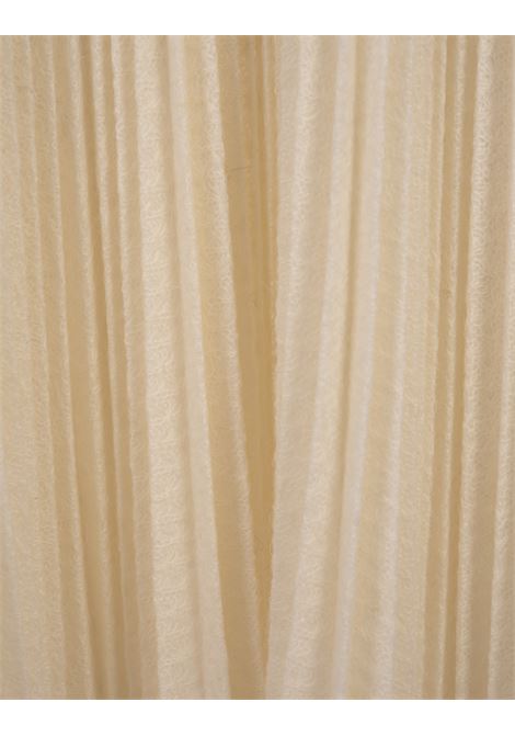 White Mohair Blend Pleated Midi Skirt ERMANNO SCERVINO | D452O310KBH10606