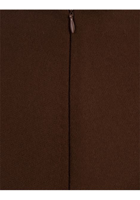 Brown Wool Cloth Short Skirt ERMANNO SCERVINO | D452O318HNG91241