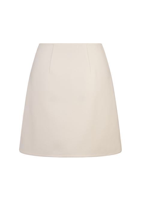 White Short Skirt With Three-Dimensional Flowers  ERMANNO SCERVINO | D452O327HNG14800