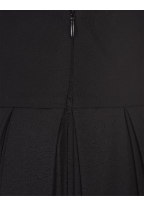 Black Pleated Skirt With Slit ERMANNO SCERVINO | D452O708IDF95708