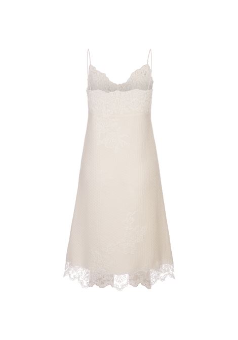 White Short Lingerie Dress With Lace ERMANNO SCERVINO | D452Q347KBH10606