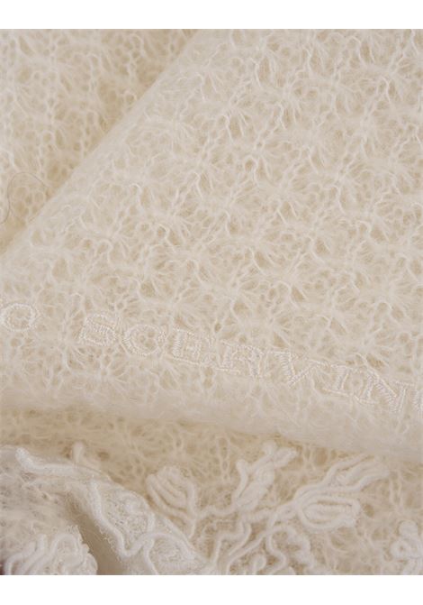 White Stole With Rebrod? Lace ERMANNO SCERVINO | D452R301KBH10606