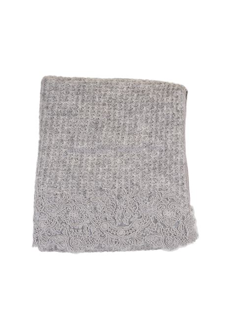 Grey Stole With Rebrod? Lace ERMANNO SCERVINO | D452R301KBHM4501