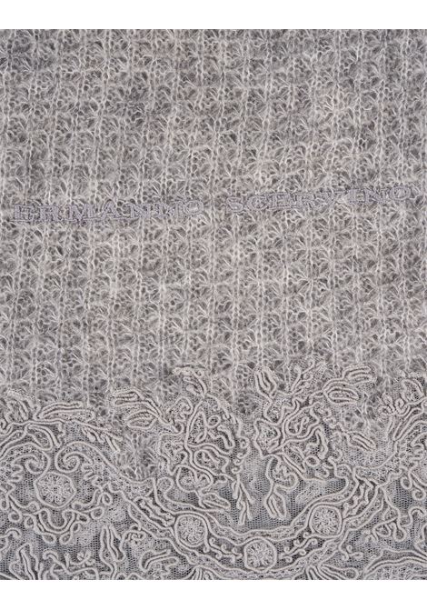 Grey Stole With Rebrod? Lace ERMANNO SCERVINO | D452R301KBHM4501