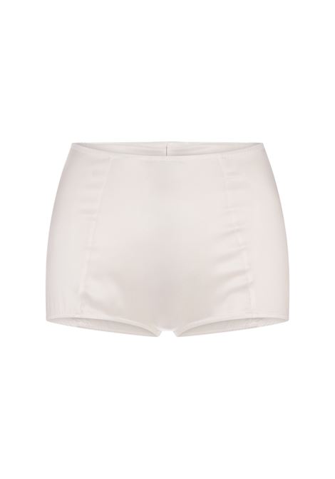 Shorts-Lingerie In Seta Bianca ERMANNO SCERVINO | D452Y701OEL10602