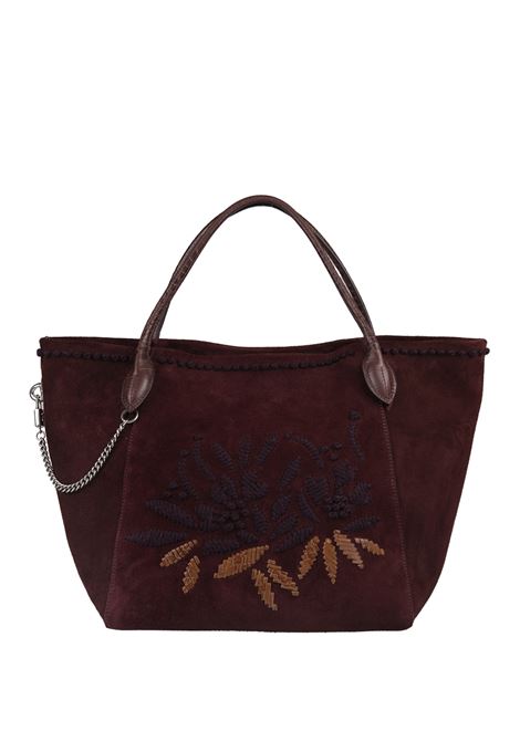 Brown Medium Margot Bag With Hand Embroidery ERMANNO SCERVINO | D453S757RHVGB4578