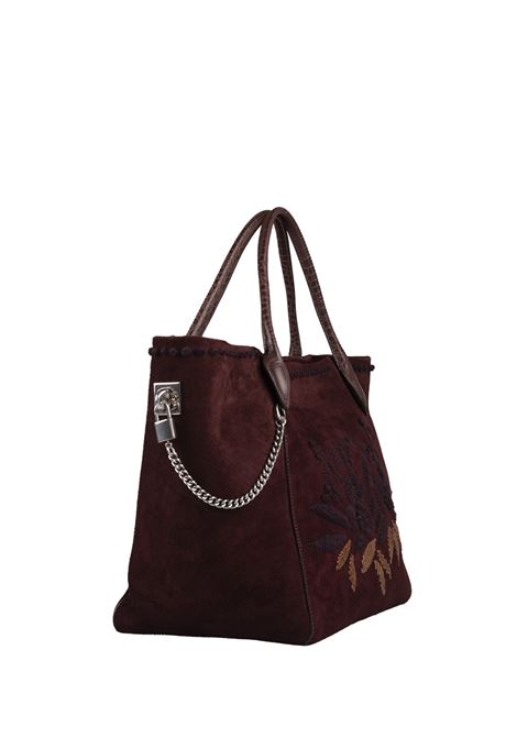 Brown Medium Margot Bag With Hand Embroidery ERMANNO SCERVINO | D453S757RHVGB4578