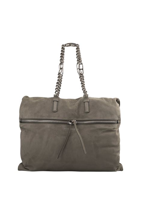 Pillow Bag In Pelle Effetto Velluto Verde Con Ricami ERMANNO SCERVINO | D453S765RZTM80515