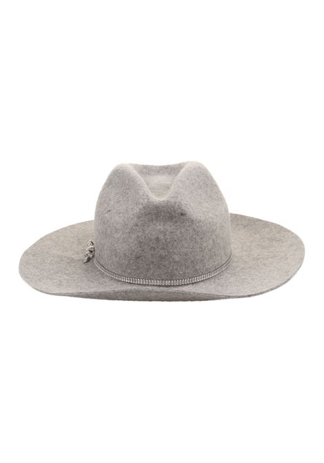 Cappello Grigio Con Cinturino In Pietre ERMANNO SCERVINO | D453V320BLFM4501