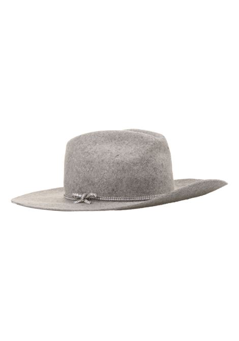 Cappello Grigio Con Cinturino In Pietre ERMANNO SCERVINO | D453V320BLFM4501