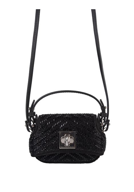 Black Mini Mini Audrey Bag With Crystals ERMANNO SCERVINO | D453W715CTEZK95708