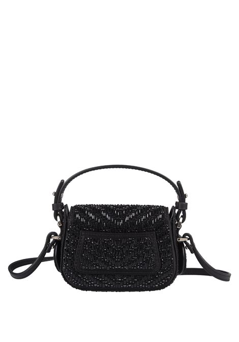 Borsa Mini Mini Audrey Nera Con Cristalli ERMANNO SCERVINO | D453W715CTEZK95708