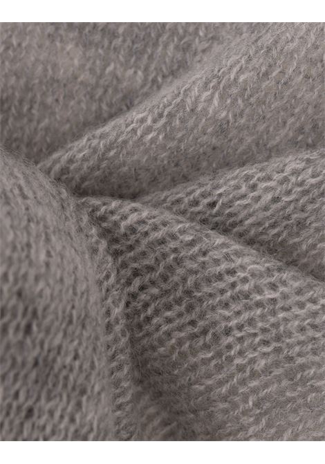 Grey Cashmere Cape With Lace ERMANNO SCERVINO | D455D300APPYUM1515