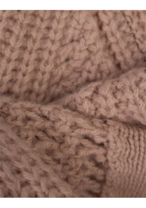 Pink Turtleneck Sweater With Contrasting Scervino Stitch ERMANNO SCERVINO | D455M725REFXR4504