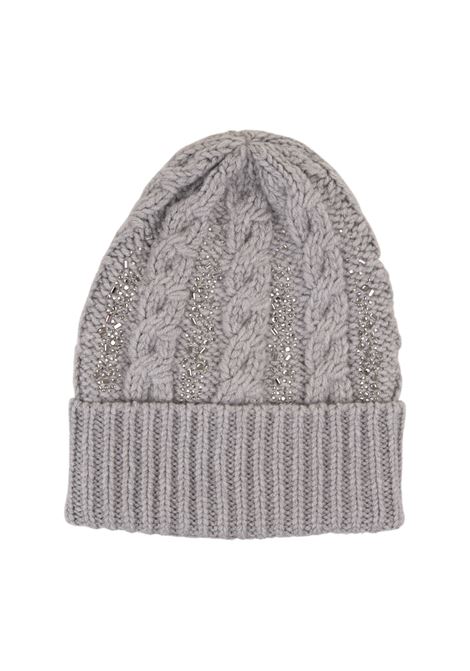 Grey Hat With Braids and Crystals ERMANNO SCERVINO | D455V309CTURYM4501