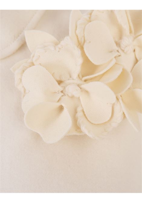 Ivory Wool Cloth Cape ERMANNO SCERVINO | D456D314APHNG14800