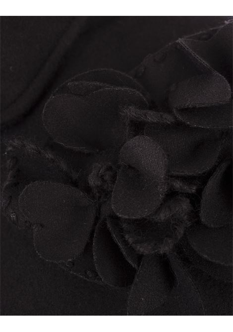 Black Wool Cloth Cape ERMANNO SCERVINO | D456D314APHNG95708