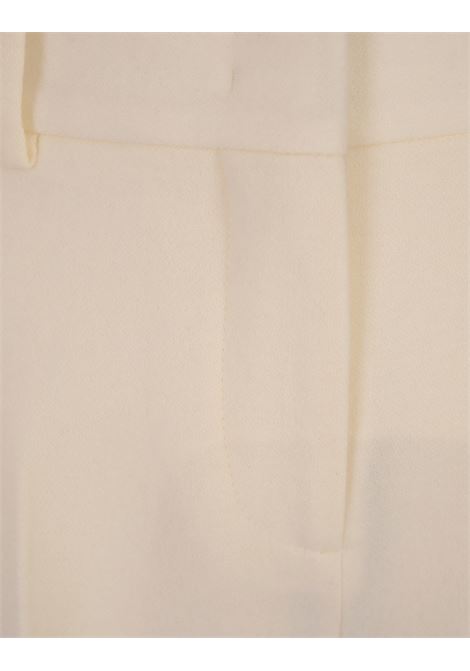 Pantaloni In Fresco Di Lana Bianchi ERMANNO SCERVINO | D456P300HJA14800