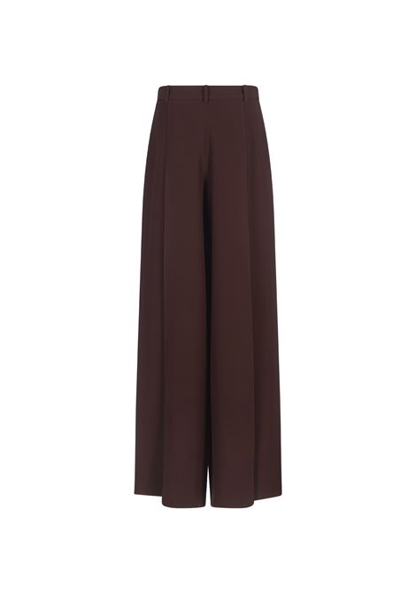 Brown Wide Palazzo Trousers ERMANNO SCERVINO | D456P721ILM91420