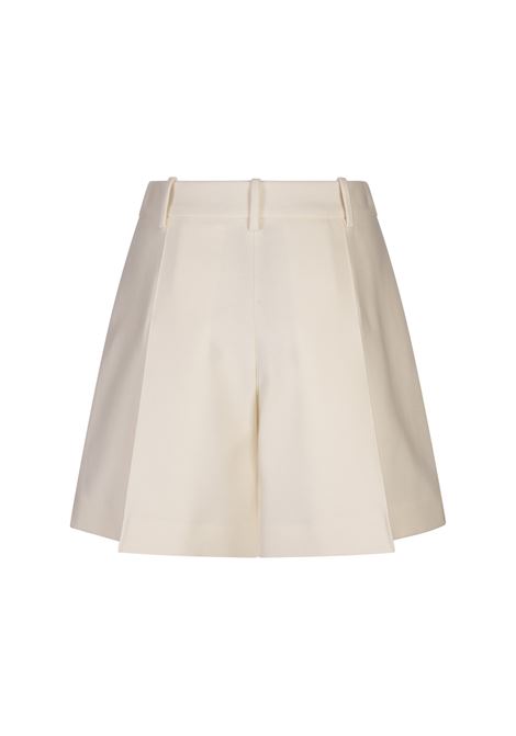 White Virgin Wool Shorts ERMANNO SCERVINO | D456P723HJA14800