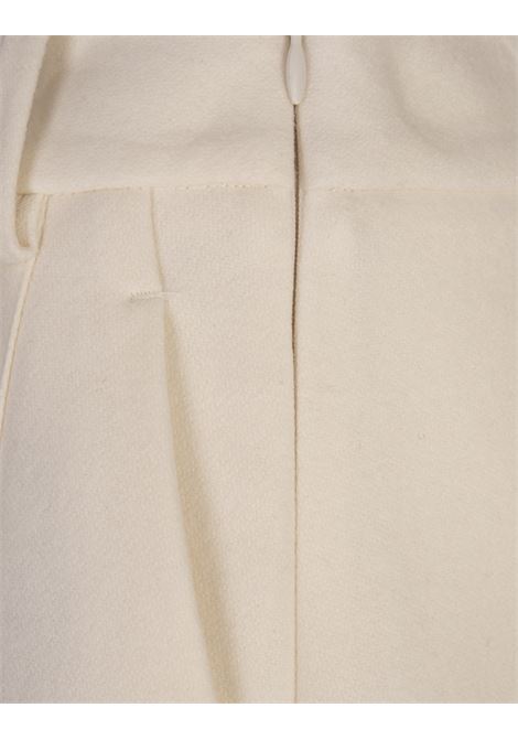 White Virgin Wool Shorts ERMANNO SCERVINO | D456P723HJA14800