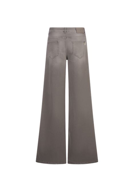 Wide Leg Jeans In Grey Denim ERMANNO SCERVINO | D457P368DTU44103