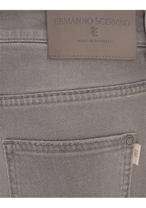 Jeans a Gamba Ampia In Denim Grigio ERMANNO SCERVINO | D457P368DTU44103