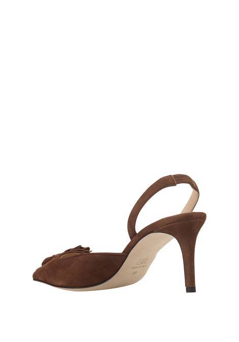 Brown Suede Pointed Slingback ERMANNO SCERVINO | D458Z351RZTM91241