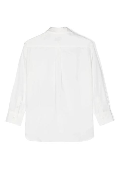 White Poplin Shirt With Logo On Pocket ETRO KIDS | GU5P25-P0013101