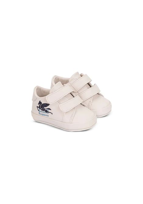 White Mini Sneakers With Logo ETRO KIDS | GV0516-Z1232105BL