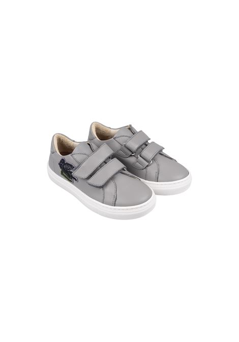 Gray Sneakers With Logo Patch ETRO KIDS | GV0P26-Z0848905