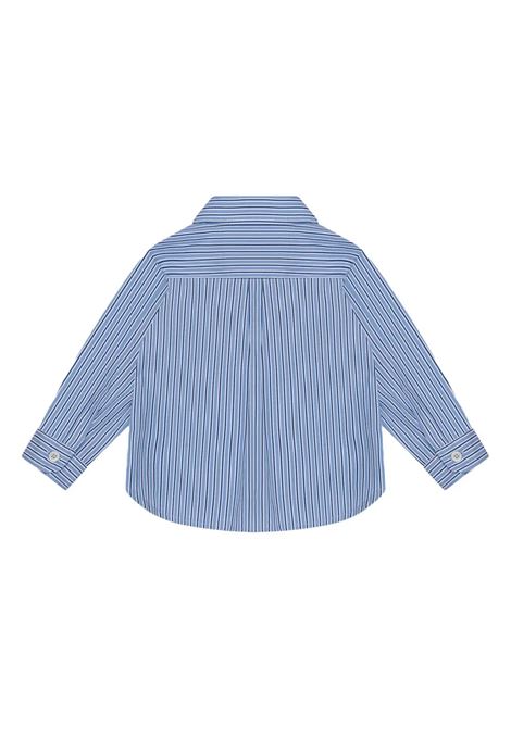 Blue Striped Shirt With Logo ETRO KIDS | GV5510-P0448654