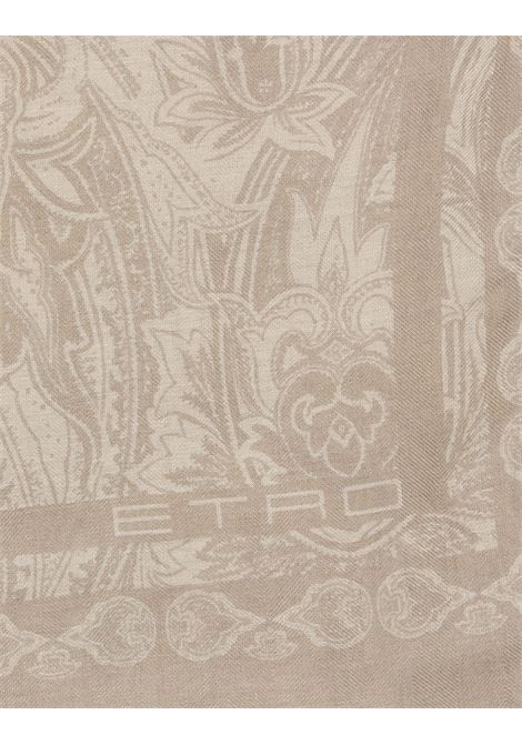 Beige Printed Cashmere Blend Scarf ETRO | MATA0007-AK323X0820