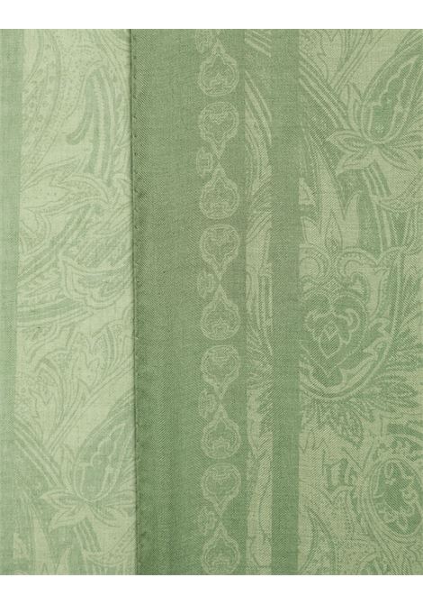 Green Printed Cashmere Blend Scarf ETRO | MATA0007-AK323X0890