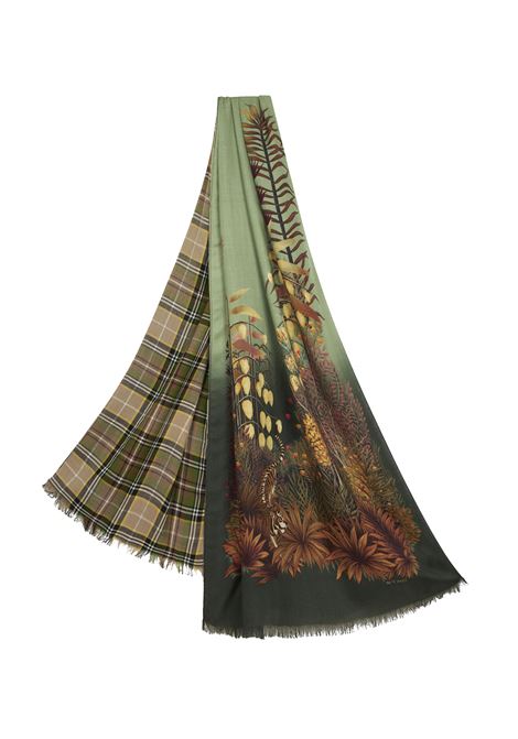 Green Printed Wool and Cashmere Scarf ETRO | MATA0039-AK452X0890