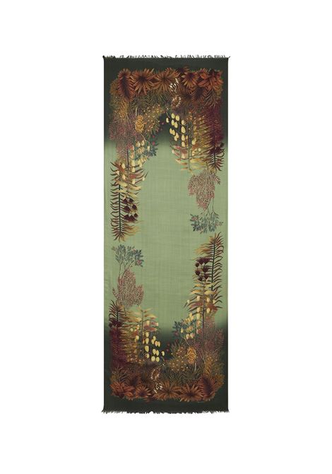 Green Printed Wool and Cashmere Scarf ETRO | MATA0039-AK452X0890